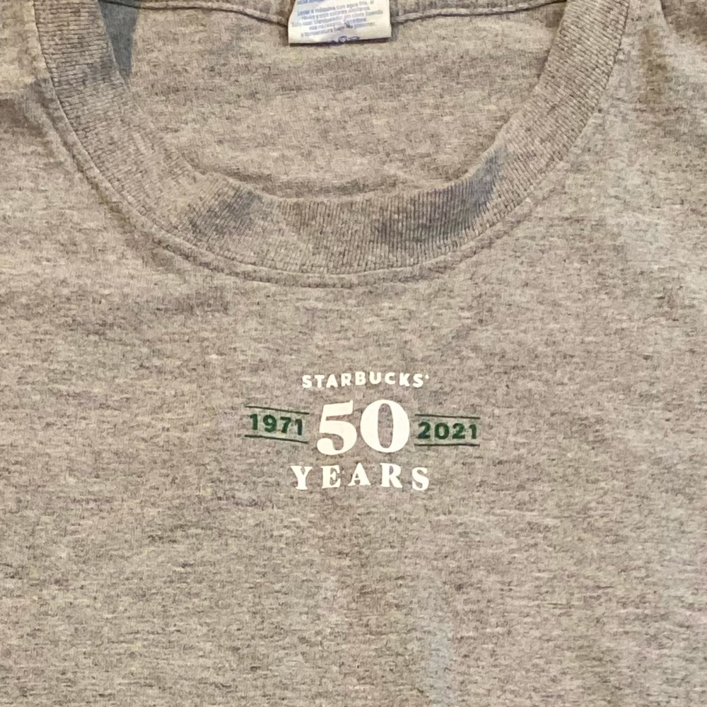Starbucks 50 Years T-shirt